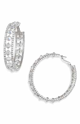 Tasha CZ Hoop Earrings