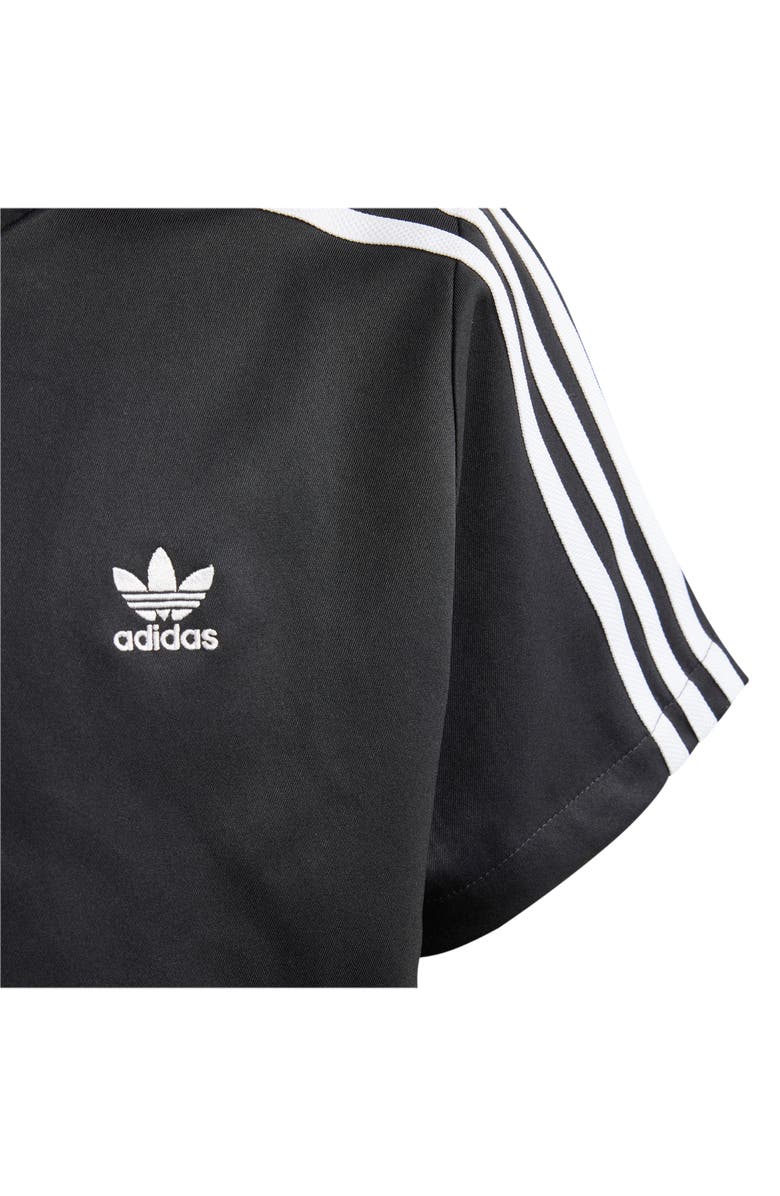 adidas Kids' 3-Stripes Recycled Polyester Romper, Alternate, color, 