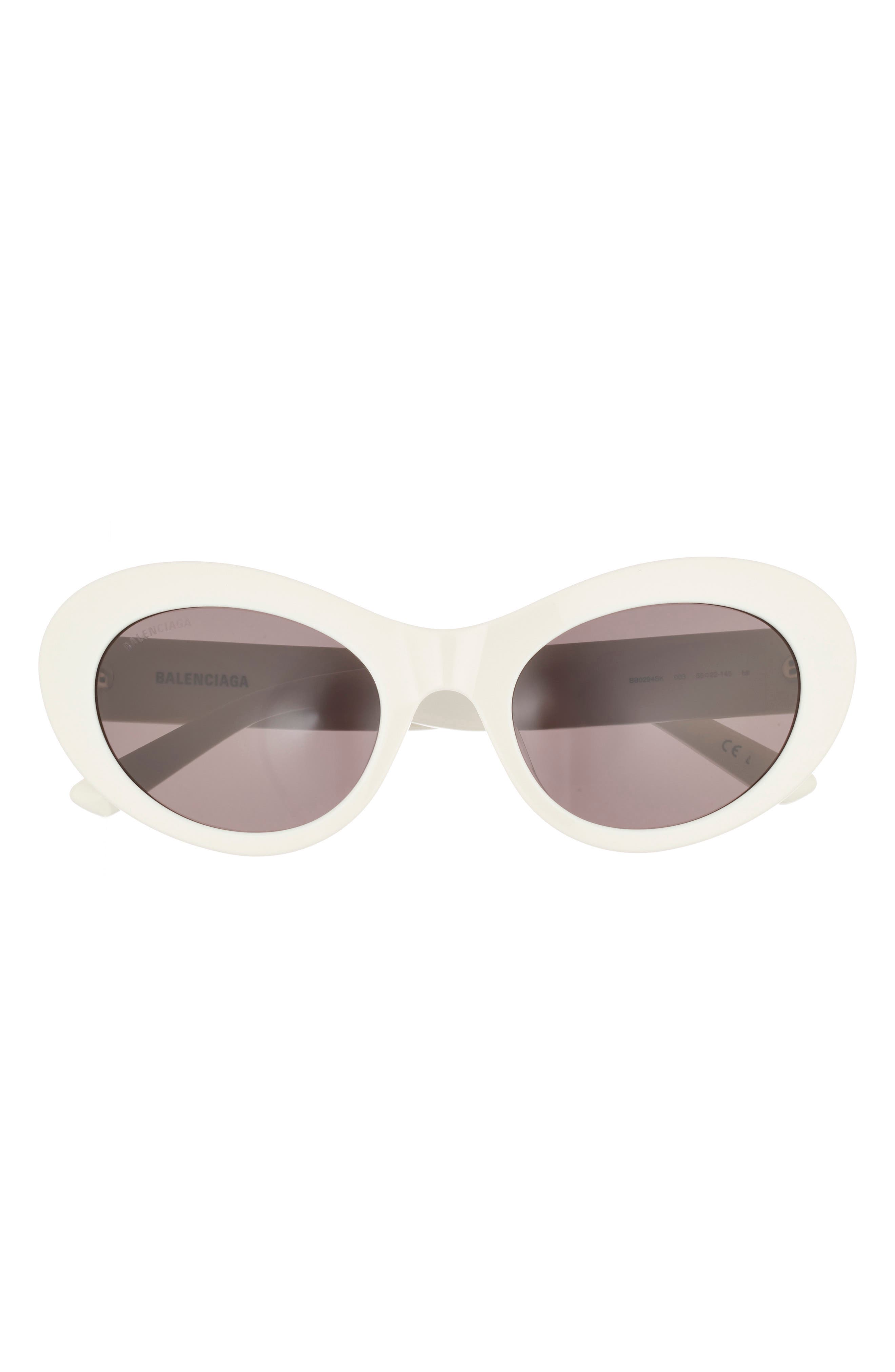 Balenciaga 55mm Oval Sunglasses