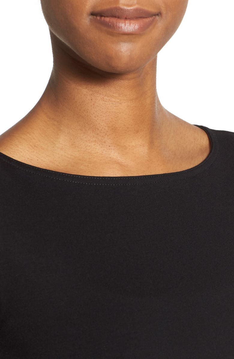 Eileen Fisher Bateau Neck Tunic Top, Alternate, color, 