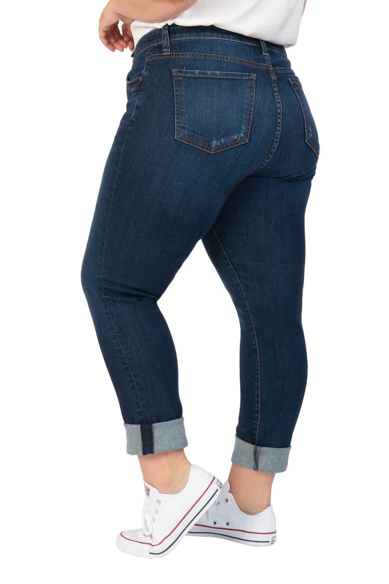 Catherine Boyfriend Skinny Jeans, Alternate, color, QUICKEN
