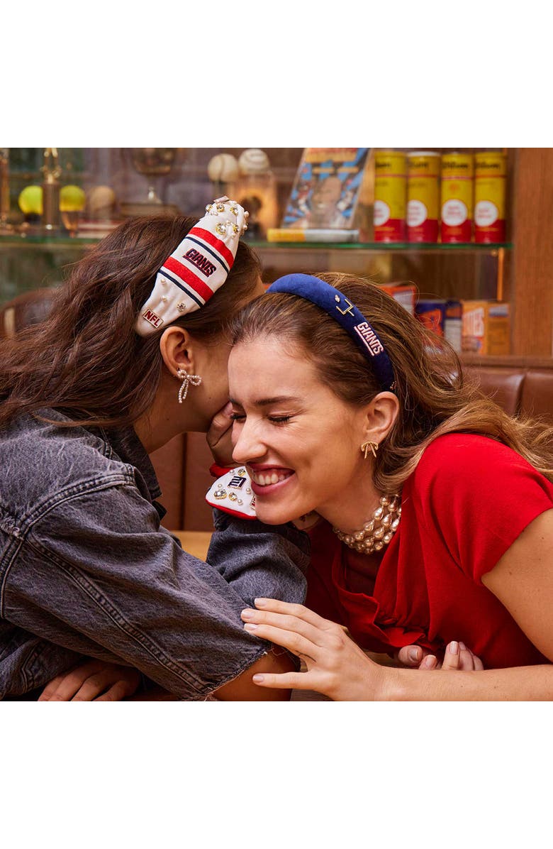 Lele Sadoughi New York Giants Charlotte Headband, Alternate, color, Blue 400