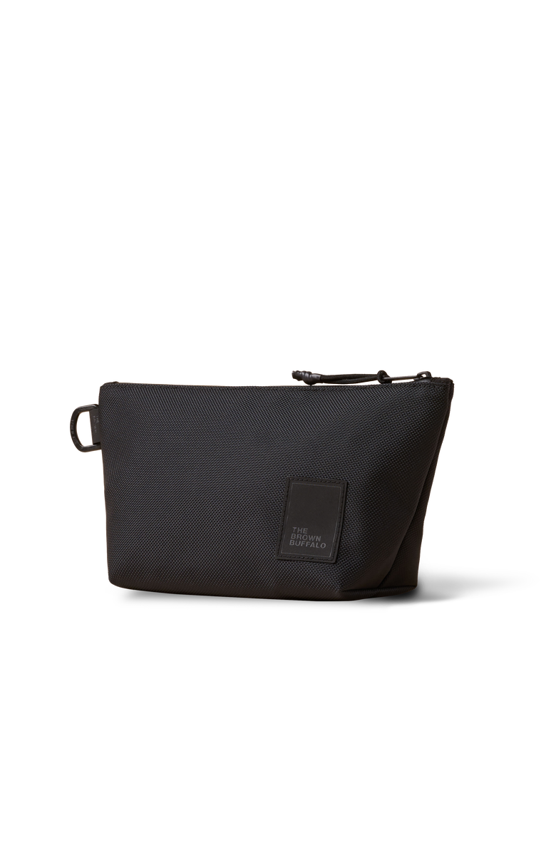 The Brown Buffalo Dopp Kit Bag, Main, color, Balistic-Black