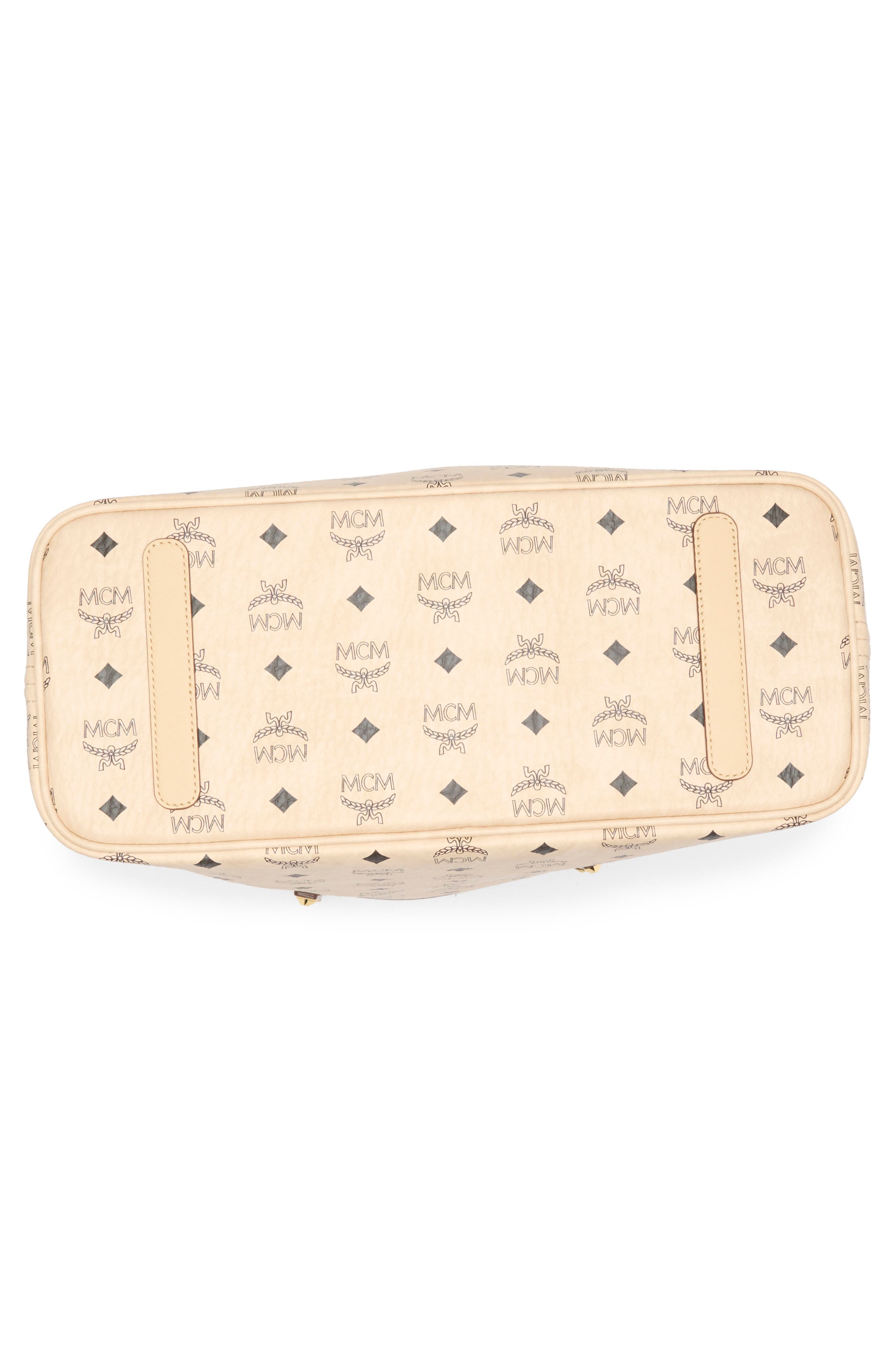 MCM Aren Monogram Tote, Alternate, color, 