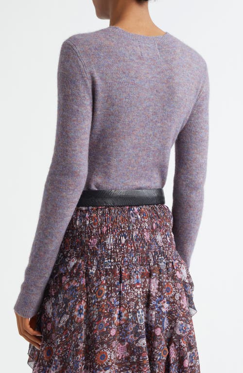 Isabel Marant Étoile Obiray Baby Alpaca Blend Crewneck Sweater In Purple