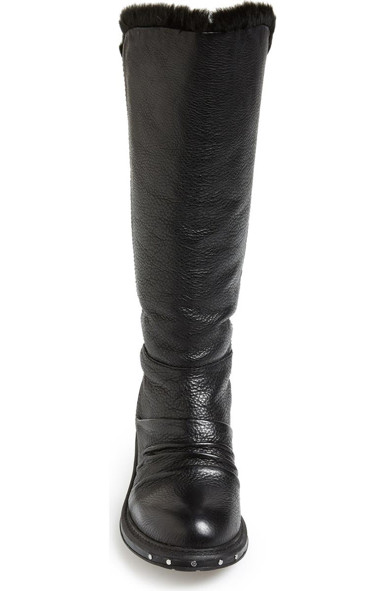 Naya 'Raptor' Leather Tall Boot, Alternate, color,