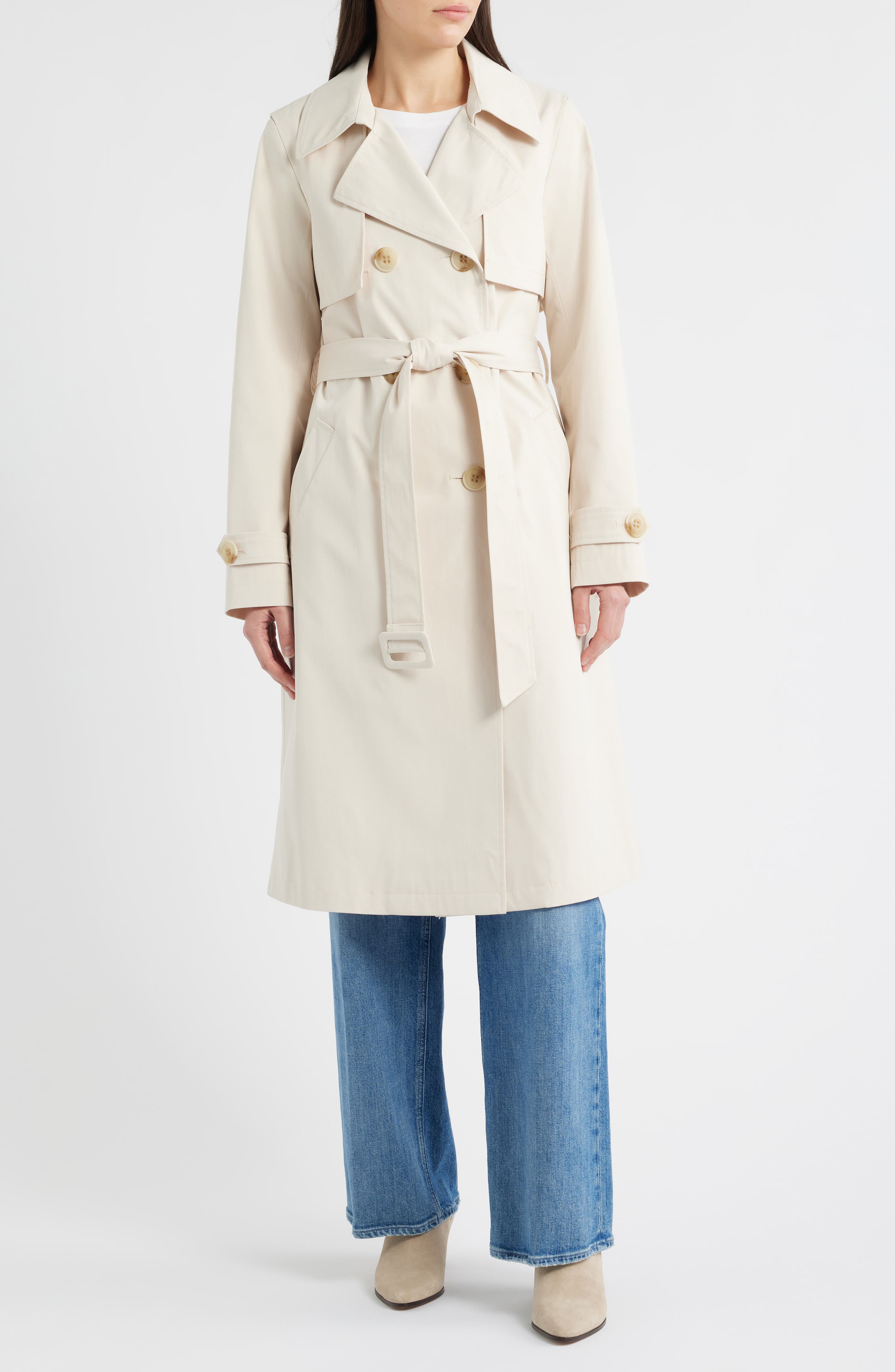 Double Breasted Trench Coat