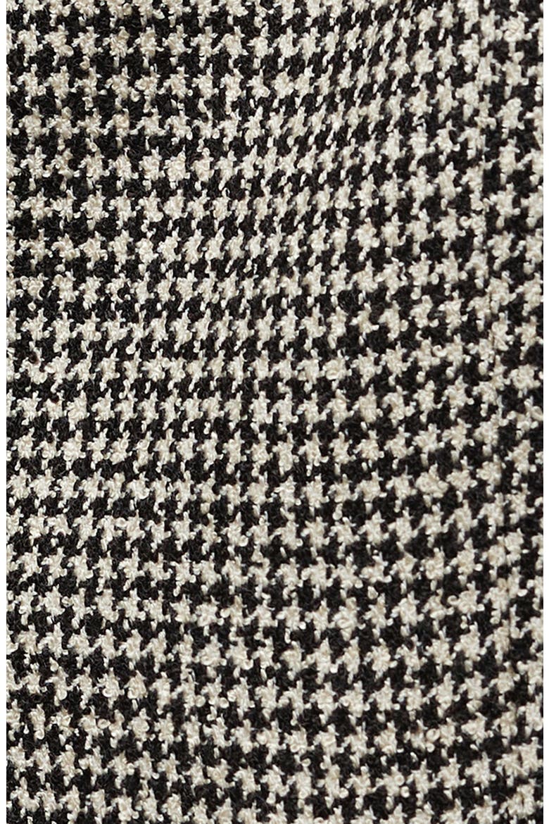 Houndstooth Check Blazer, Alternate, color, BLACK