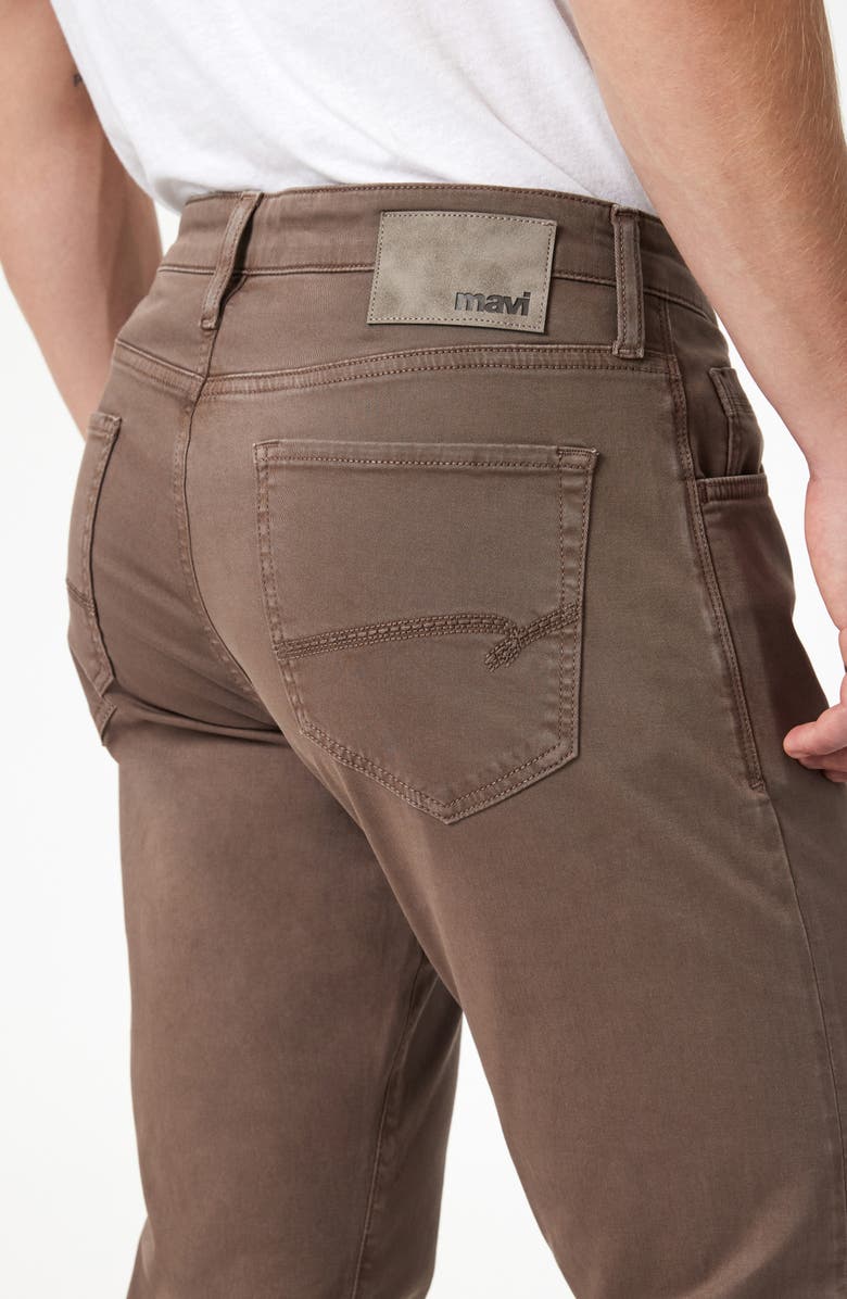 Mavi Jeans Matt Relaxed Straight Leg Twill Pants, Alternate, color, Brown Casual Twill