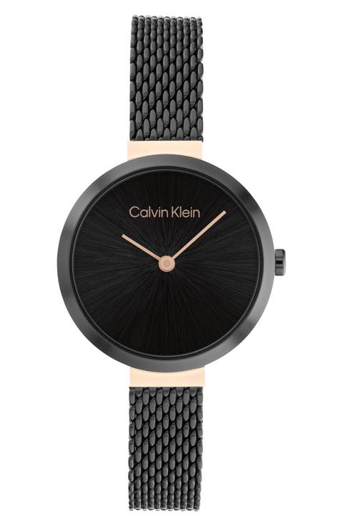 Mesh Strap Watch, 28mm