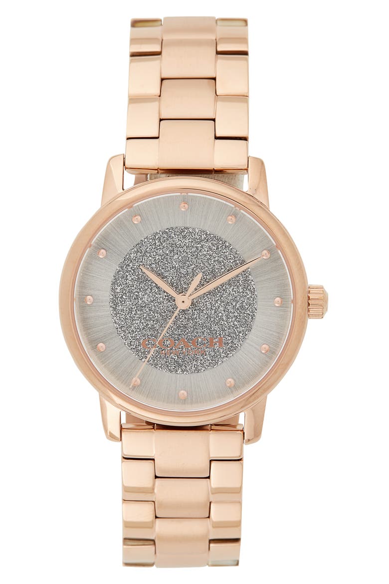 Grand Quartz Bracelet Watch, 36mm, Main, color, SILVER