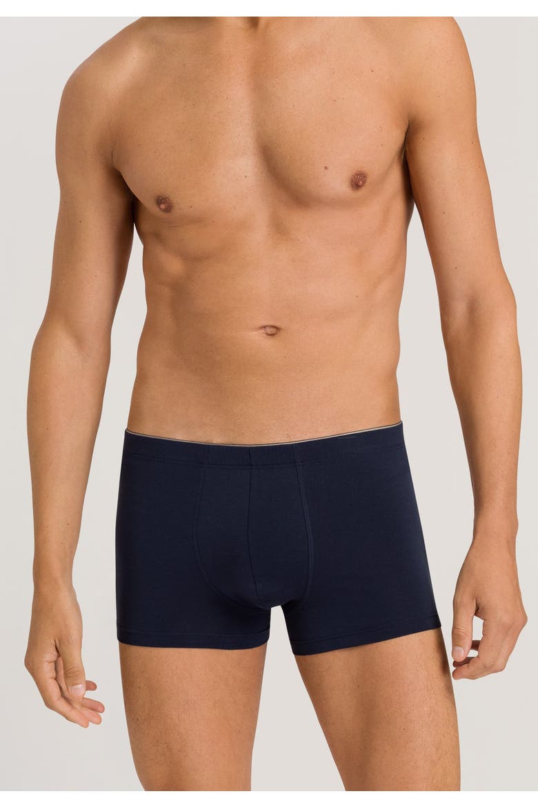 Cotton Boxer Brief, Alternate, color, Midnight Navy