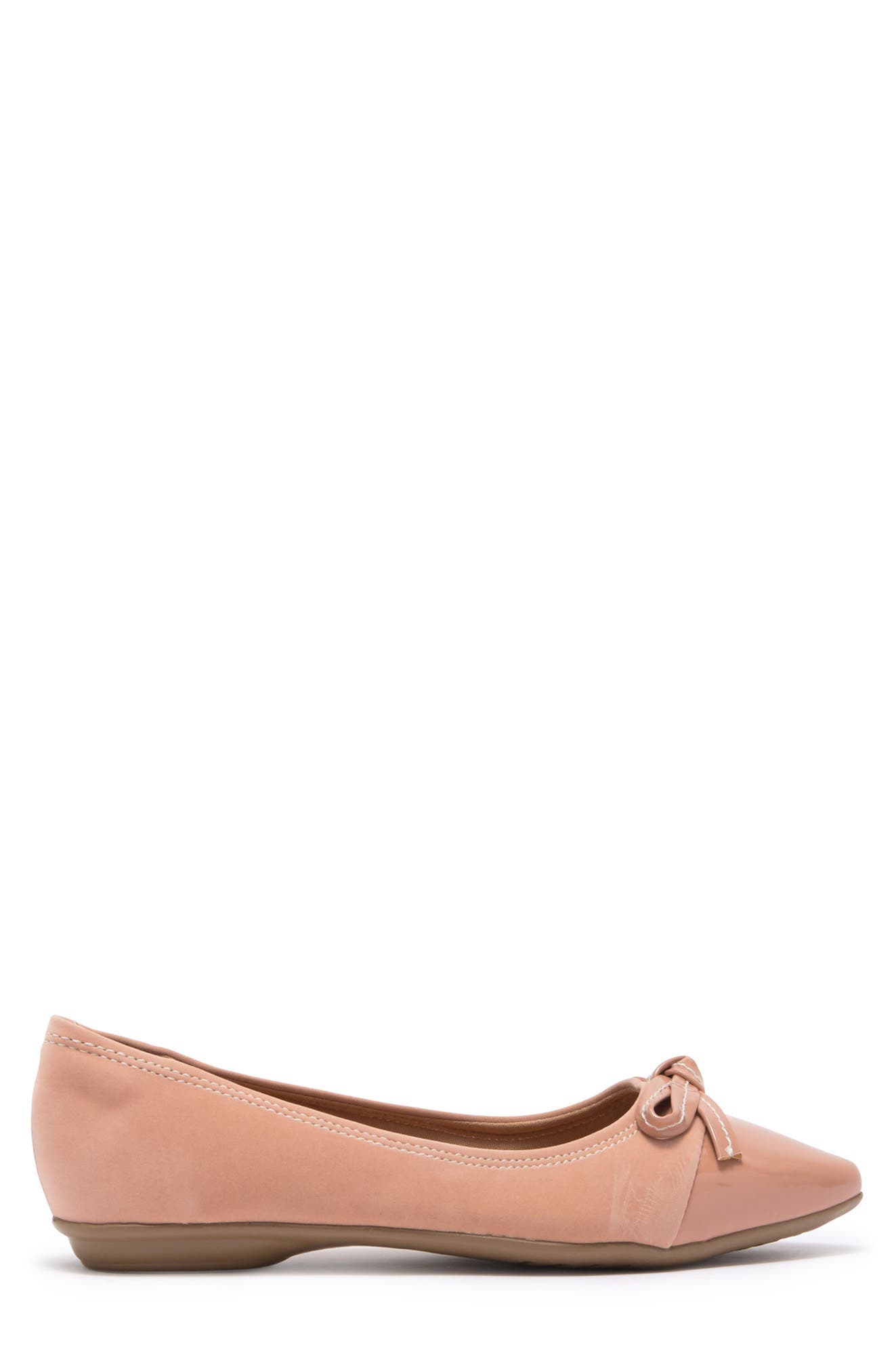OFFLINE Pointed Cap Toe Bow Flat, Alternate, color, 