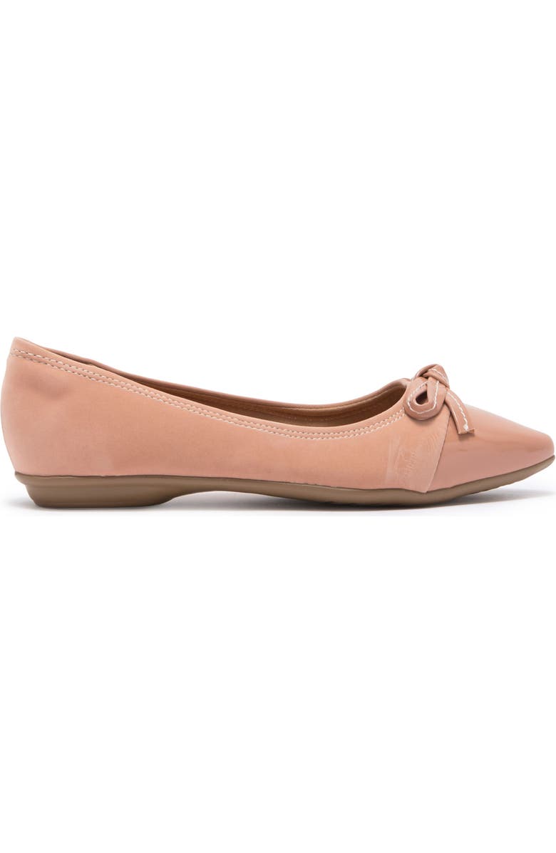 OFFLINE Pointed Cap Toe Bow Flat, Alternate, color,
