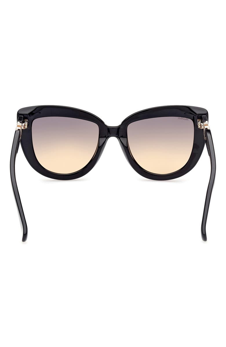 Max Mara 56mm Gradient Cat Eye Sunglasses, Alternate, color,