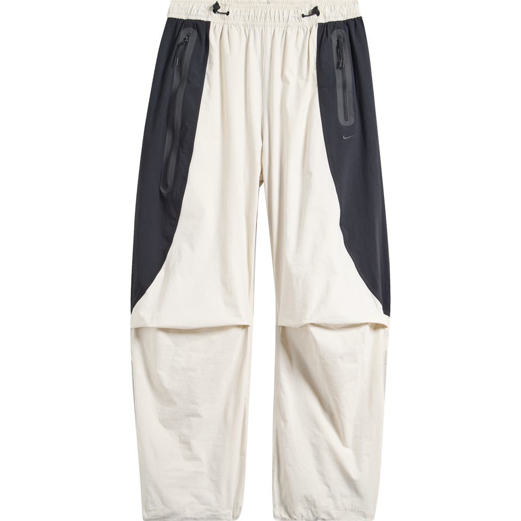 Nike Men's Tech Dri-fit Woven Color-block Oversized Pants In Multi