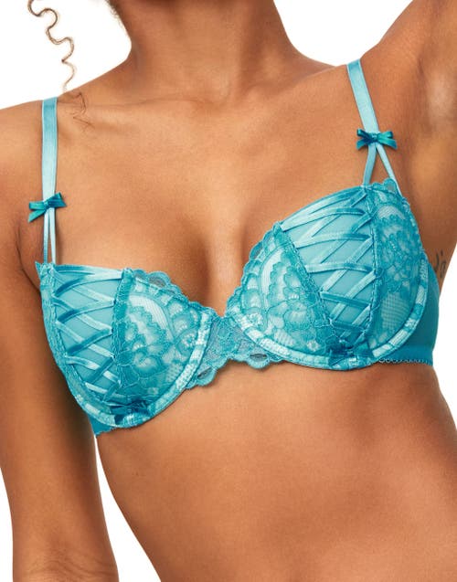 Adore Me Enny Contour Balconette Bra In Blue