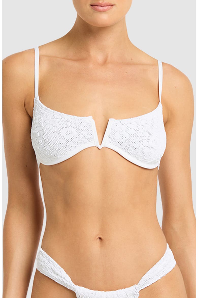 Nora Underwire Bikini Top, Main, color, OPTIC WHITE LEOPARD