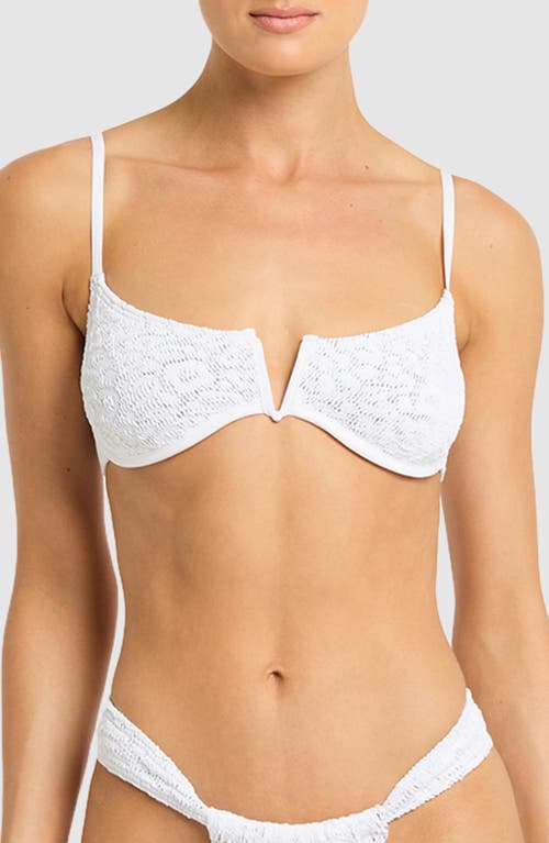 Bondeye Bond-eye Nora Underwire Bikini Top In White