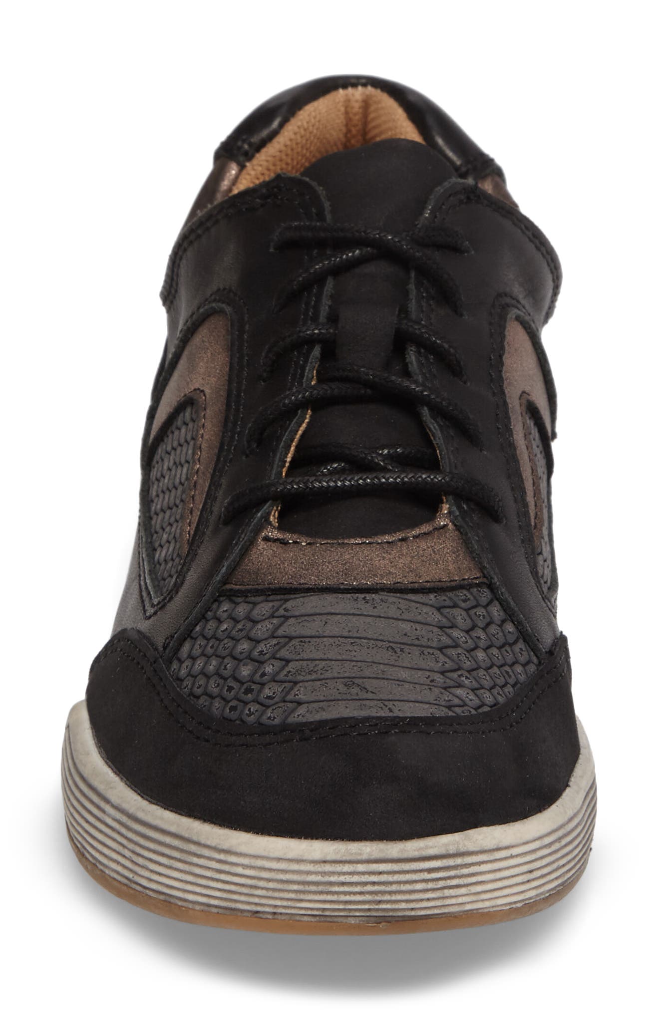 Comfortiva Lemont Snake Embossed Sneaker, Alternate, color, 