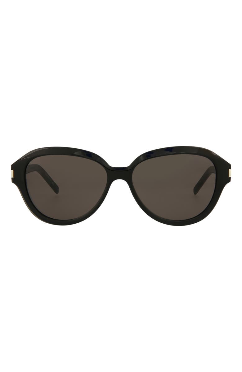 Saint Laurent 58mm Fashion Round Sunglasses, Main, color, 