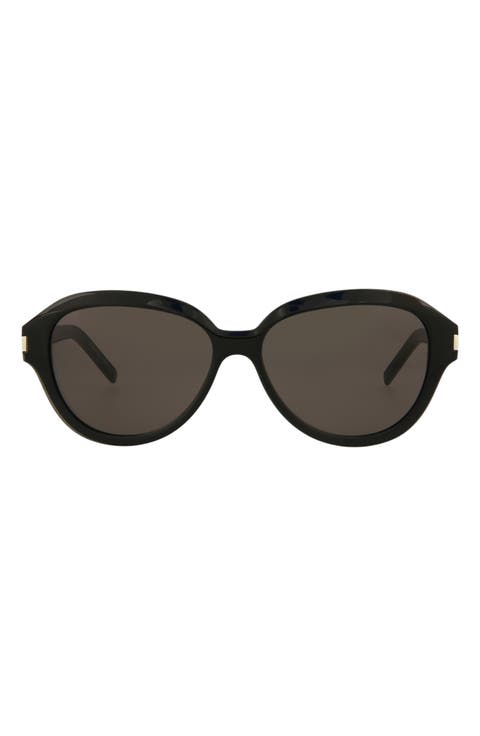 58mm Fashion Round Sunglasses