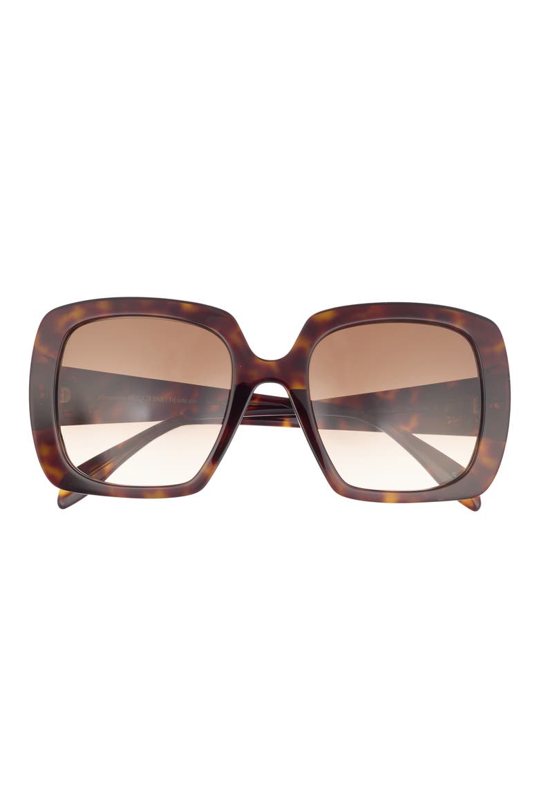 54mm Square Sunglasses, Main, color, HAVANA HAVANA BROWN
