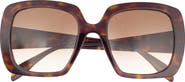 McQueen 54mm Square Sunglasses