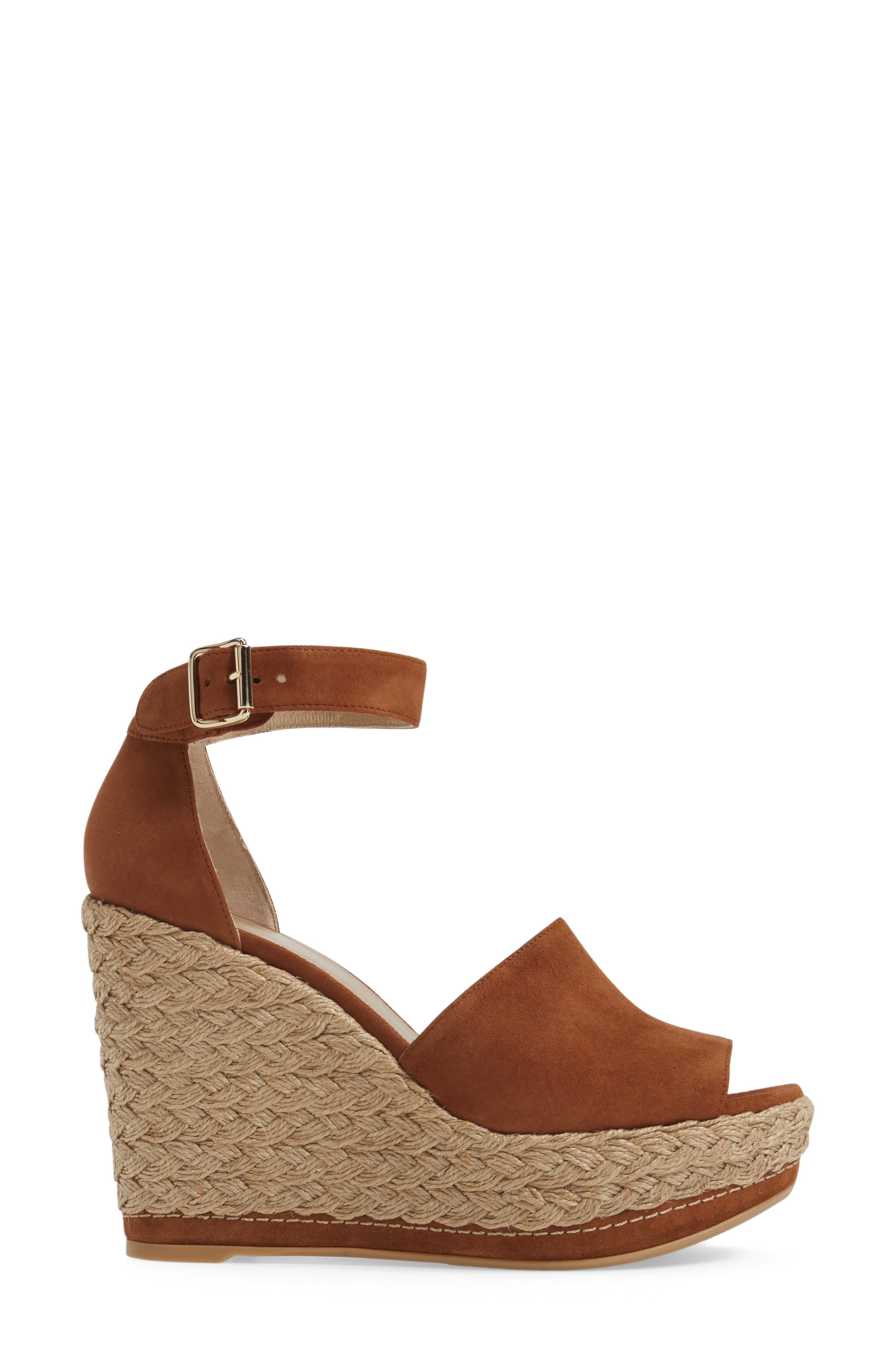 Sohojute Platform Wedge Sandal, Alternate, color, SADDLE SUEDE