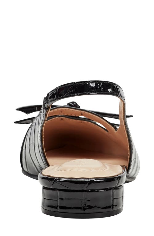 Bandolino Womens Aleeza Slingback Dress Flats In Black