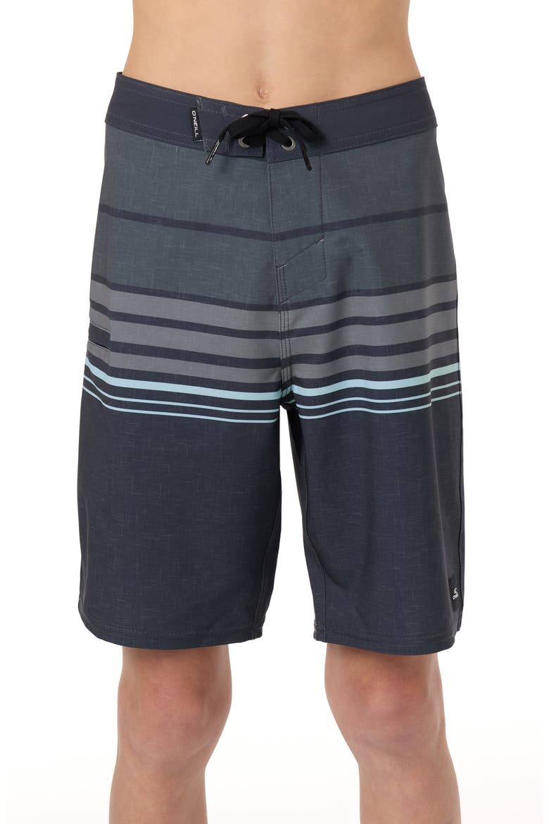 Kids' Hyperfreak Heat Stripe Swim Trunks, Main, color, PHANTOM