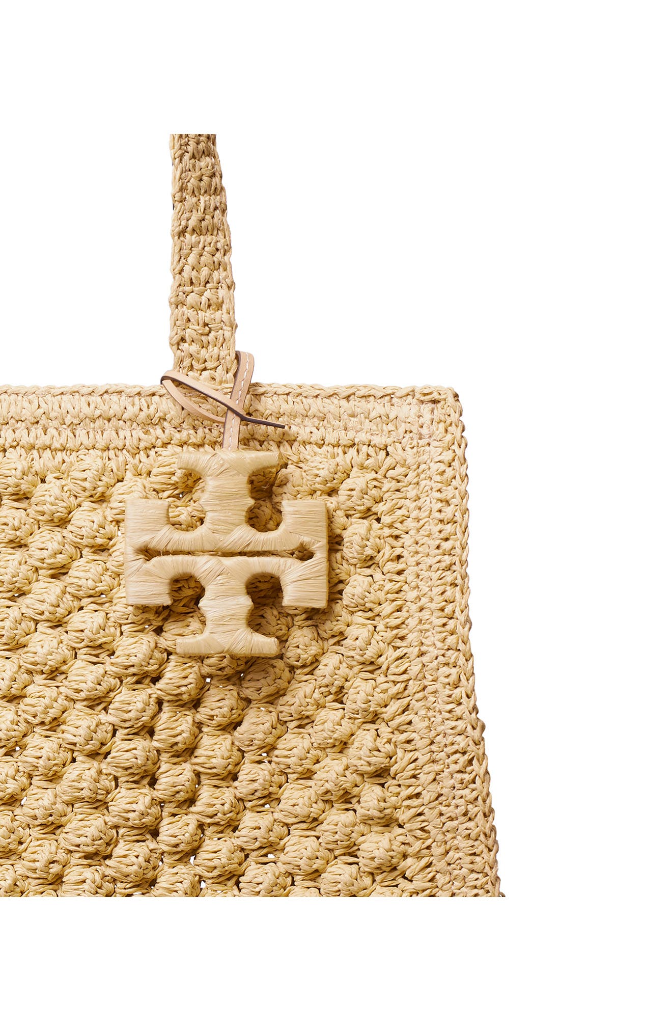 Ella Hand Crochet Straw Bag, Alternate, color, NATURAL