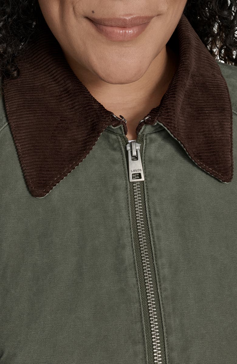 Levi's<sup>®</sup> Four Pocket Barn Jacket, Alternate, color, Olive