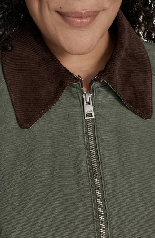 Levi's Four Pocket Barn Jacket In Green