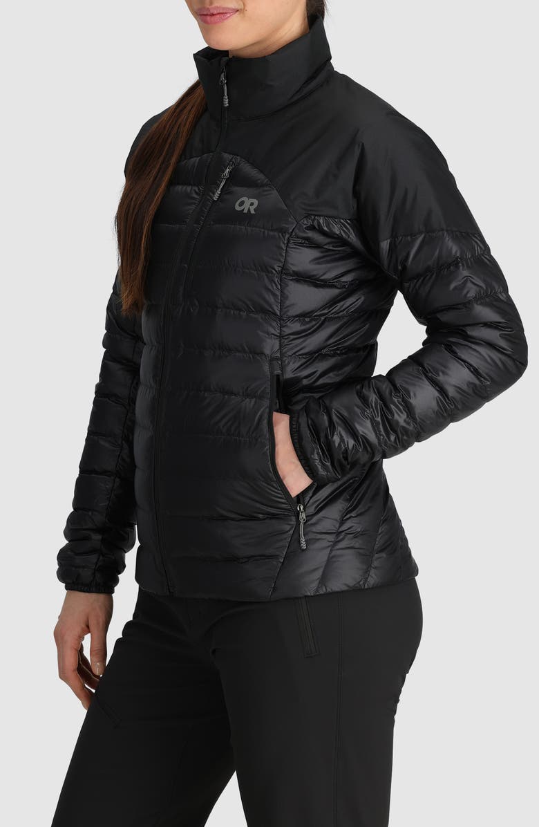 Outdoor Research Helium 800 Fill Power Down Jacket, Alternate, color, Black