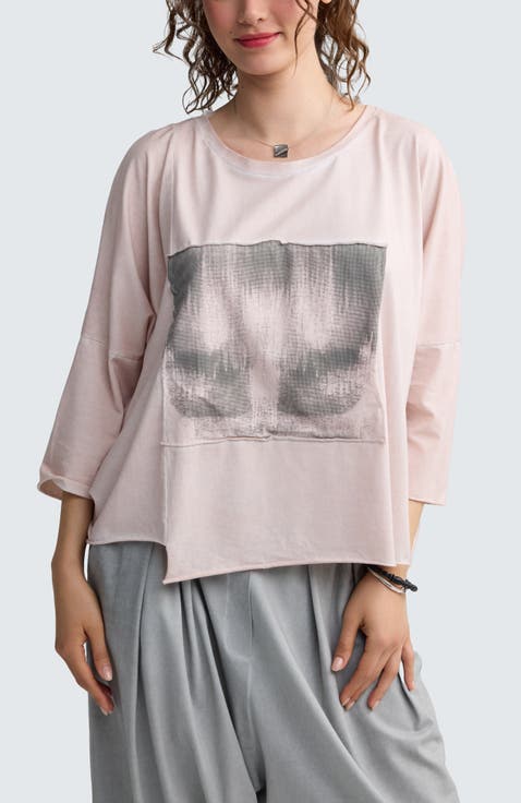 Rowena Two-Tone Patch Pocket Top