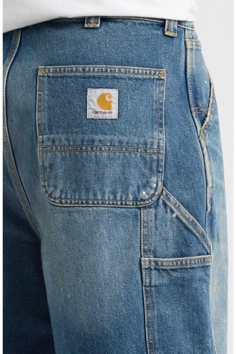 OG Single Knee Shorts, Alternate, color, BLUE (DESTROY WASH, SPLATTER)