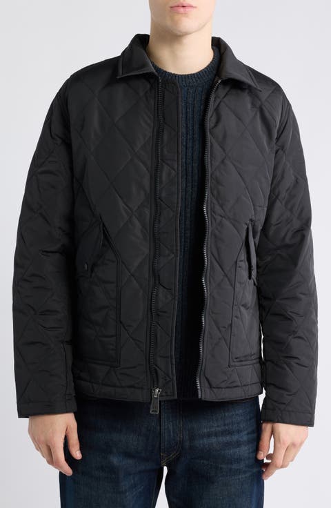 Quilted Down Shirt Jacket
