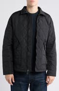 Schott NYC Quilted Down Shirt Jacket