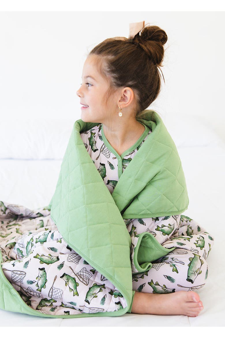 Double Sided Quilt, Alternate, color, Green