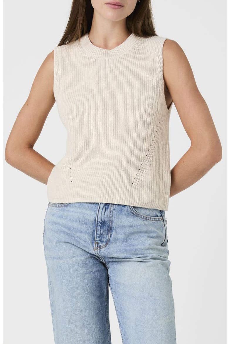 Mozart Cotton Sweater Vest, Main, color, OATMEAL