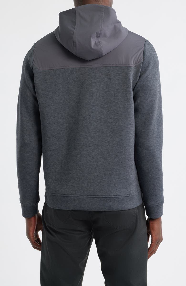 Peter Millar Crown Crafted Winsome Hybird Hoodie, Alternate, color, Iridium