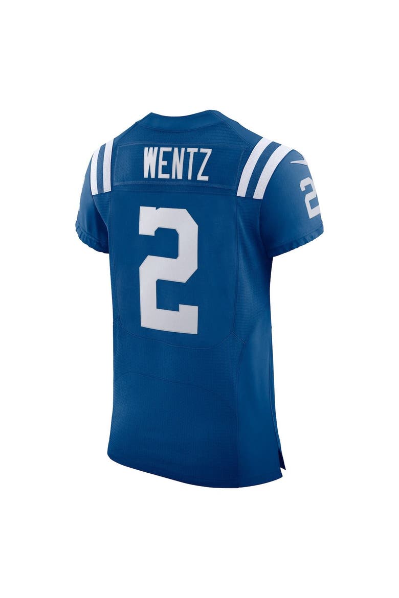 Men's Nike Carson Wentz Royal Indianapolis Colts Vapor Elite Player Jersey, Alternate, color, Royal