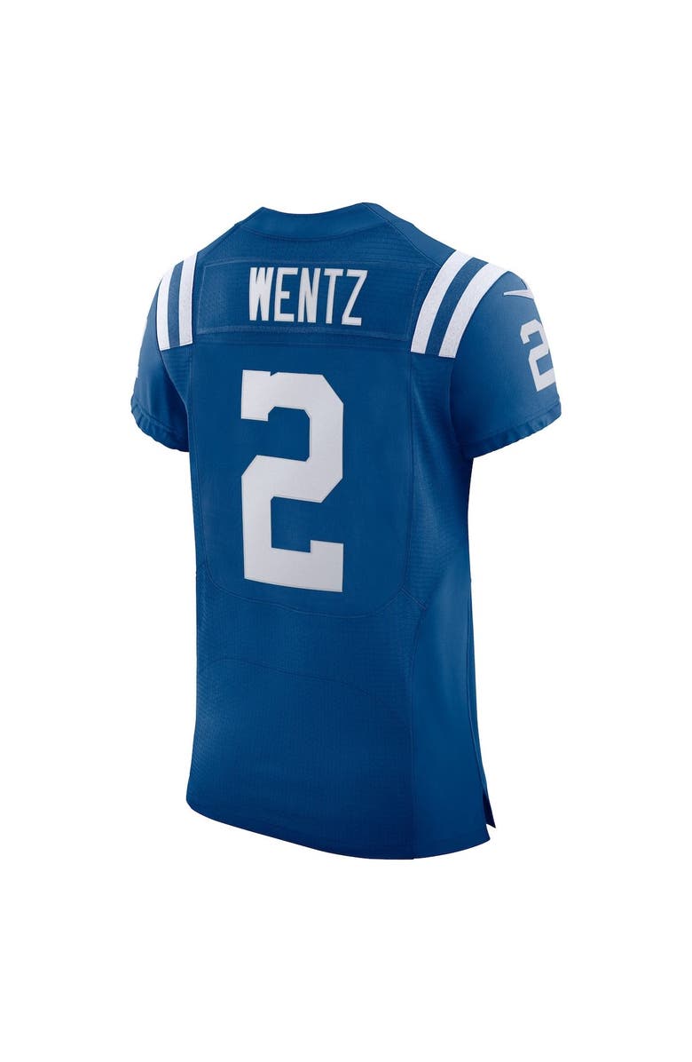 Nike Men's Nike Carson Wentz Royal Indianapolis Colts Vapor Elite Player Jersey, Alternate, color, 