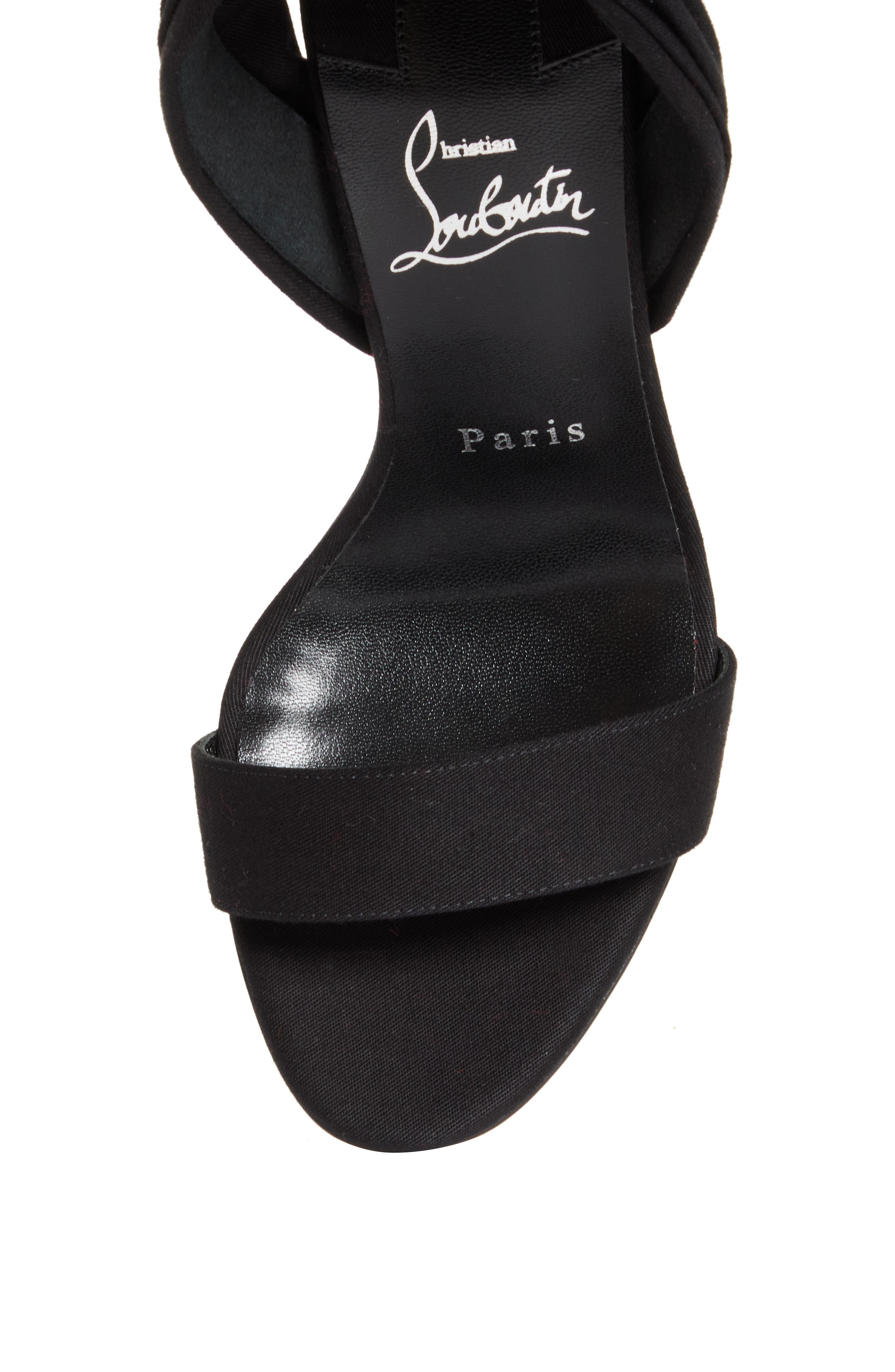 Christian Louboutin Sandale du Désert Ankle Tie Sandal, Alternate, color, 