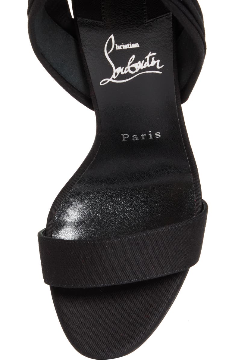 Christian Louboutin Sandale du Désert Ankle Tie Sandal, Alternate, color,