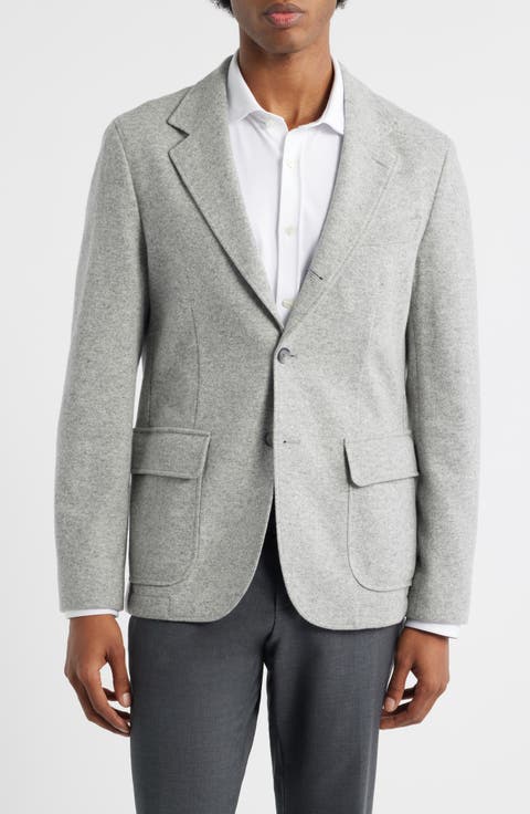 Hanry Slim Fit Felted Wool Blend Sport Coat