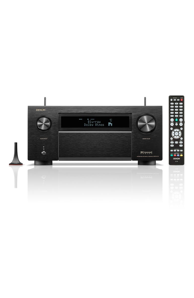 Denon AVR-A1H 15.4-Channel 8K Home Theater Receiver, Main, color, Black