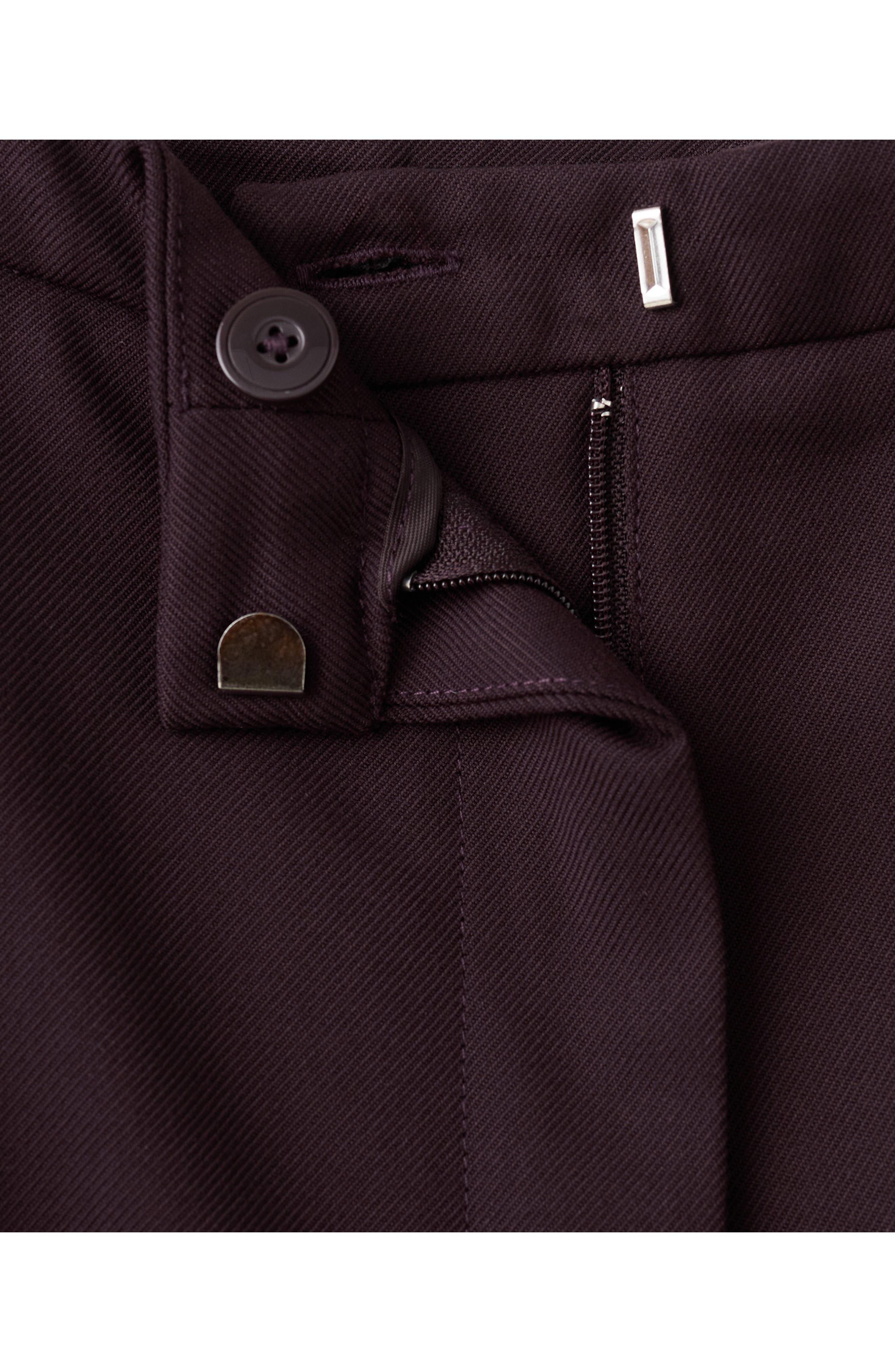 Pleated Wide Leg Pants - image 4