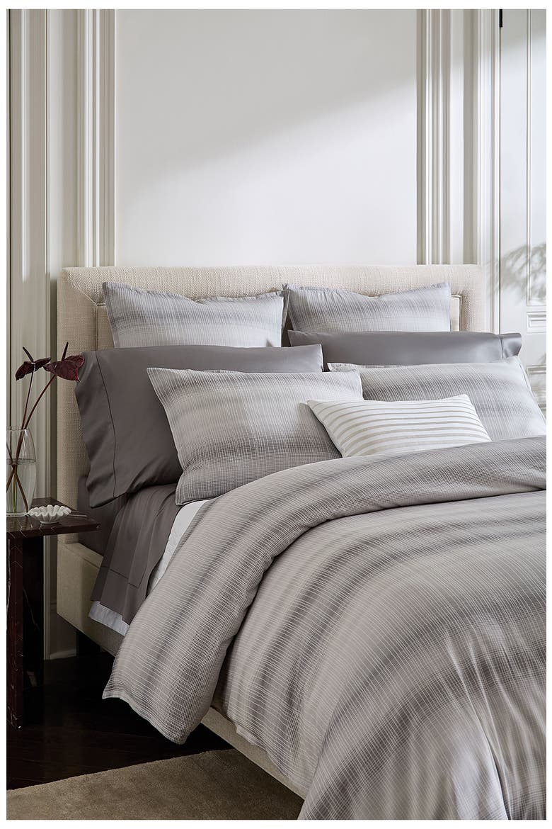 Perugia Duvet Cover, Alternate, color, LUNAR